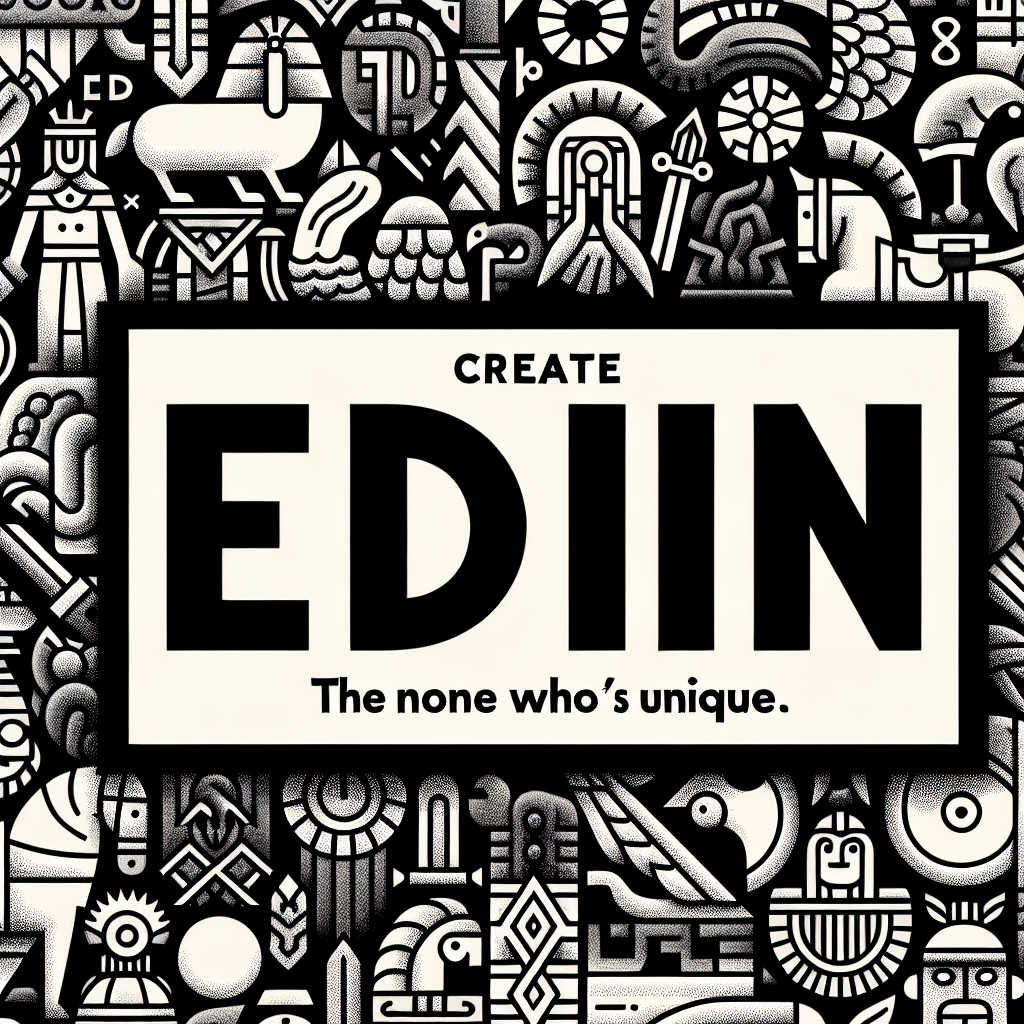 Edin – ime koje znači ‘onaj koji je jedinstven’