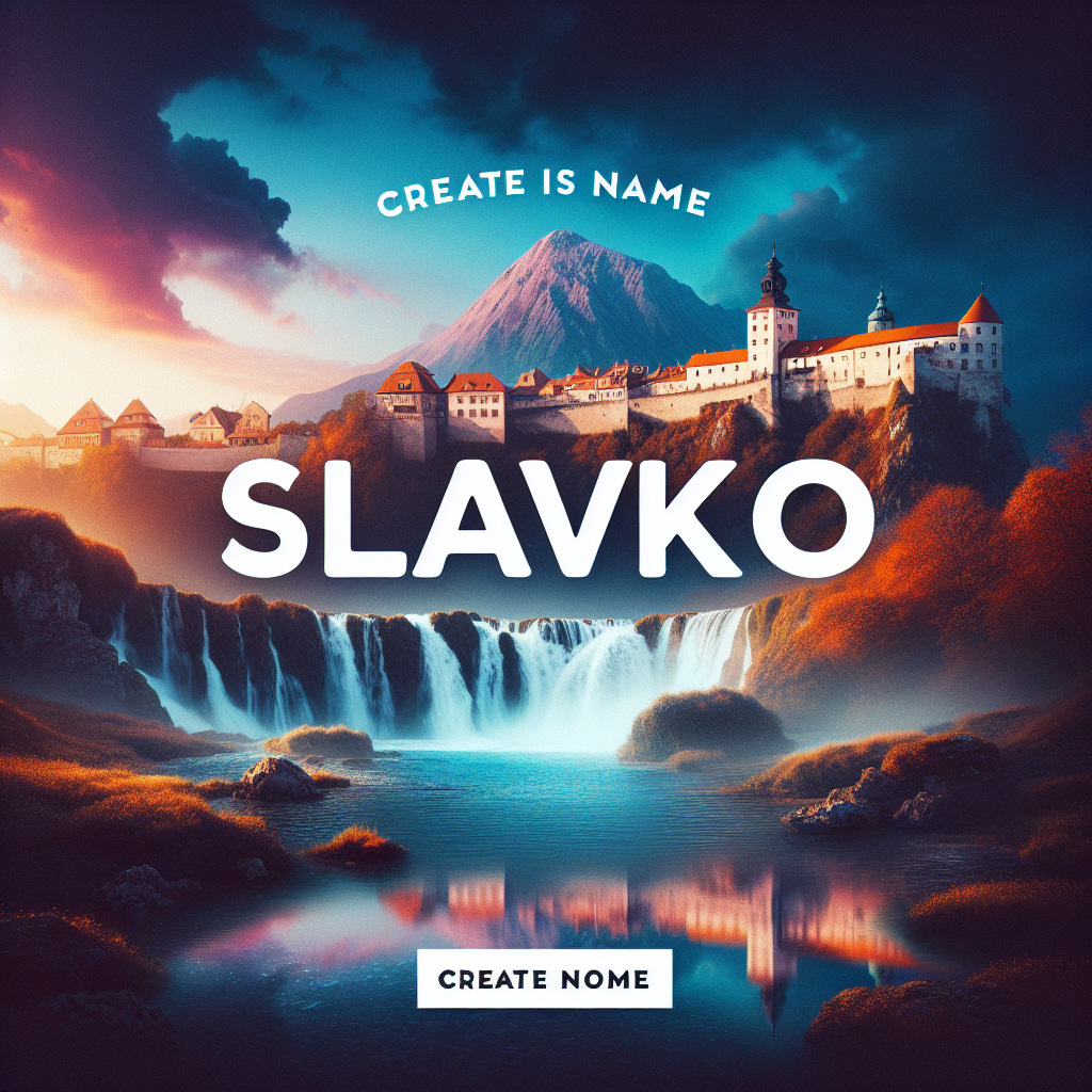 Slavko – ime koje nosi značenje slave i ponosa
